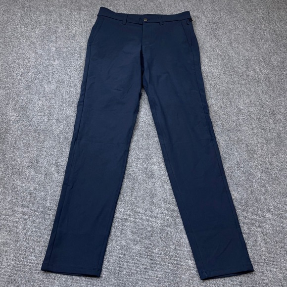 lululemon Other - lululemon Commission Slim-Fit Pant Men's 30x31 True Navy Warpstreme Chino Golf